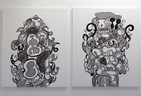 Installation view – Works by Ricardo Ozier-Lafontaine, Fertilum exhibition, SEIMANDI & LEPRIEUR Gallery, 2025
