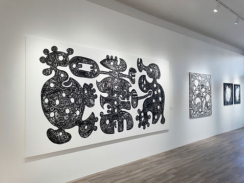 Installation view – Works by Ricardo Ozier-Lafontaine, Fertilum exhibition, SEIMANDI & LEPRIEUR Gallery, 2025