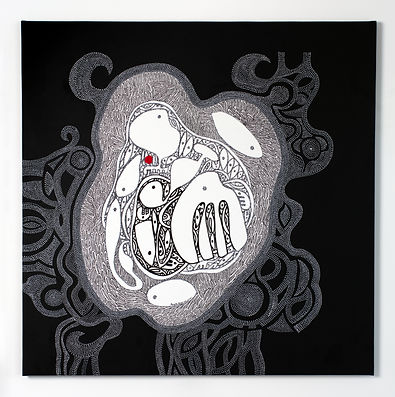 Gestation 3 by Ricardo Ozier-Lafontaine, Fertilum exhibition, SEIMANDI & LEPRIEUR Gallery, 2025