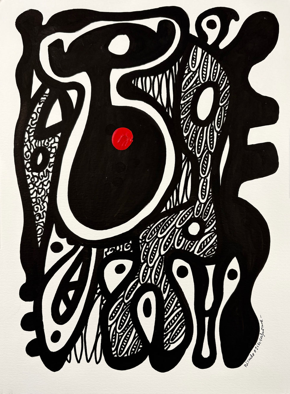 Work on Paper by Ricardo Ozier-Lafontaine