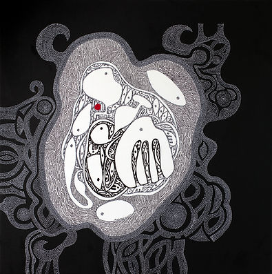 Gestation 3 by Ricardo Ozier-Lafontaine, Fertilum exhibition, SEIMANDI & LEPRIEUR Gallery, 2025