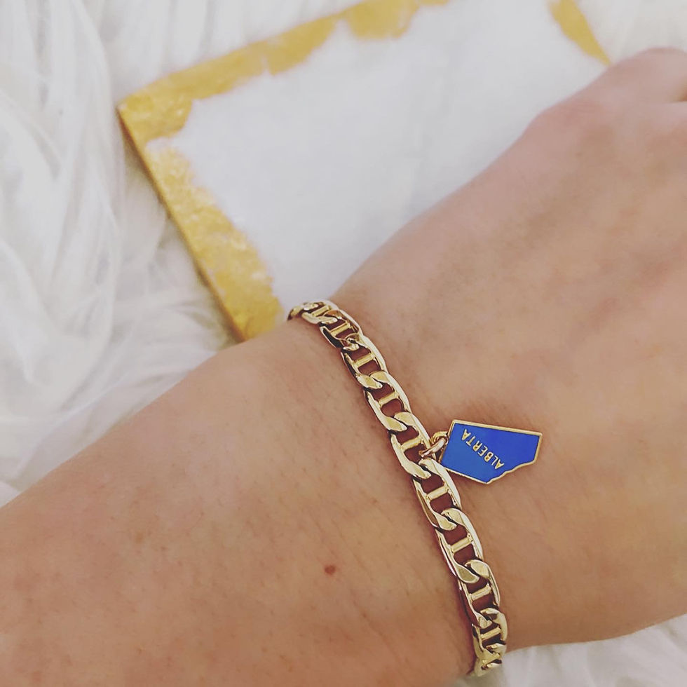 Thumbnail: Vintage Gold Conversion Link Bracelet