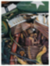 '45 harley davidson original art