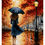 Thumbnail: girl fall umbrella watercolor print
