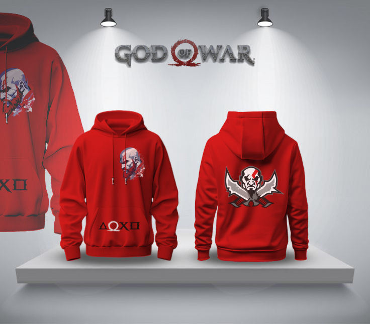 Hoodie Furia Carmesí