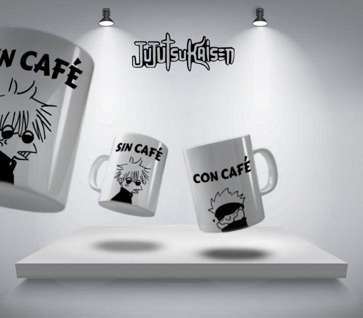 Taza Antes y Después del Café