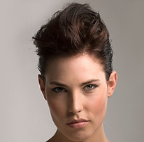 Woman With Styled Hair