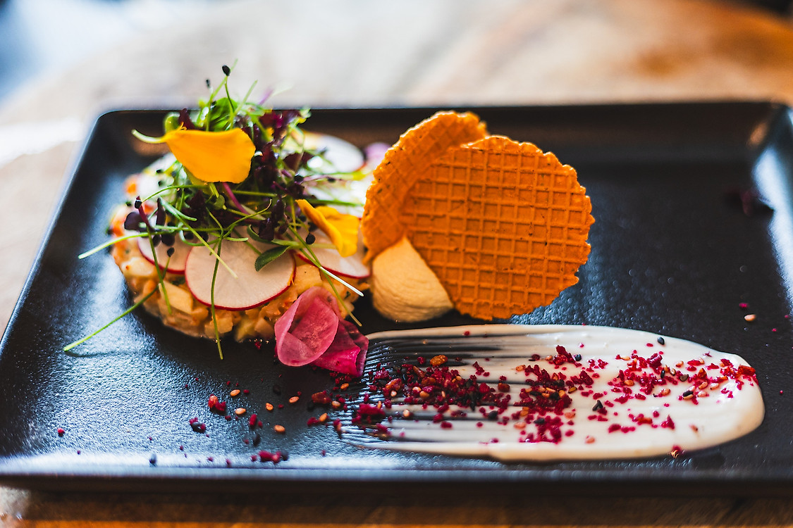 Arranged Food and Objects