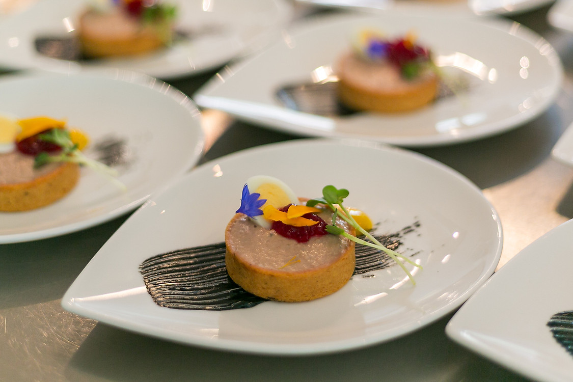 Arranged Food and Objects