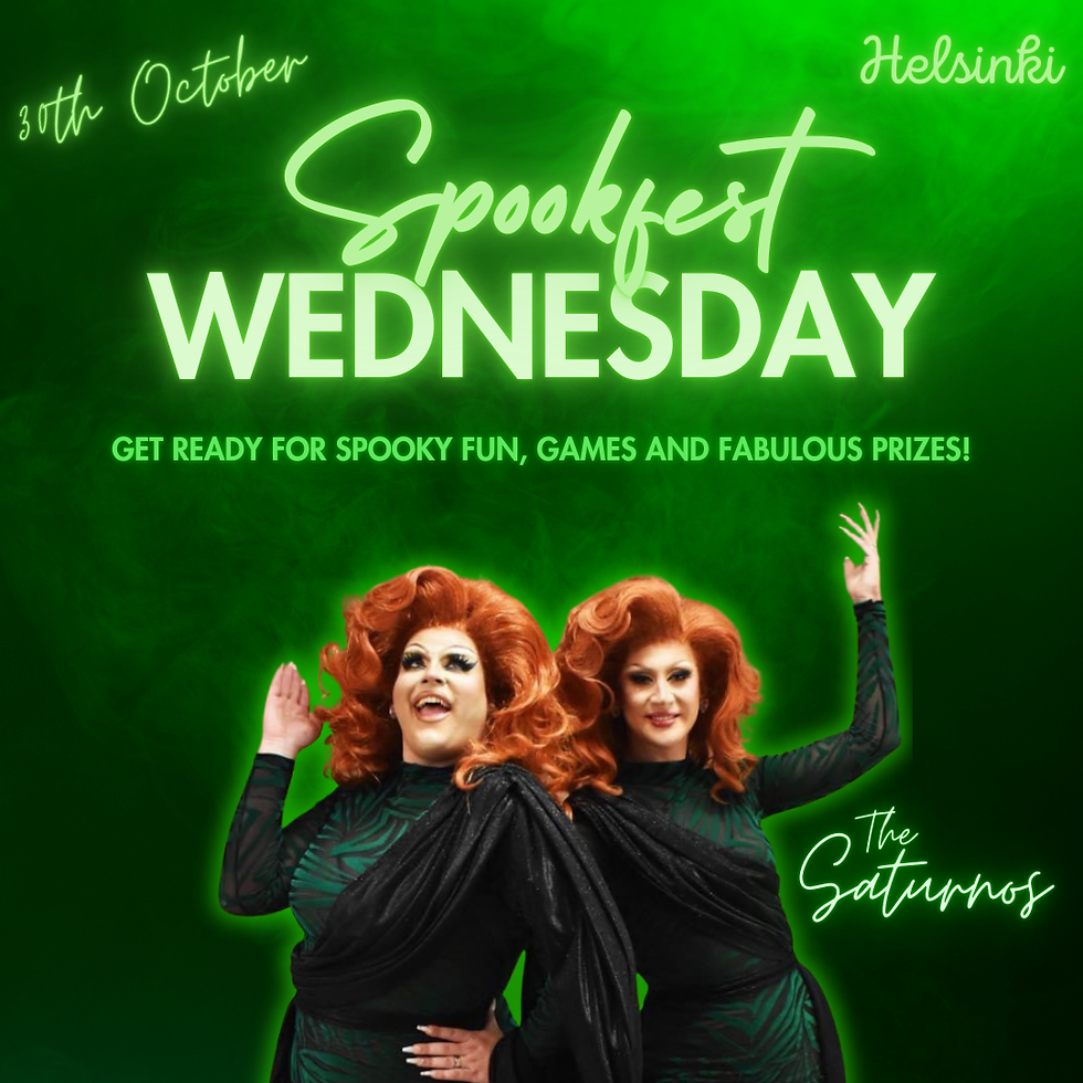 Spookfest Wednesday: The Saturnos Takeover at Helsinki! 🎃👻