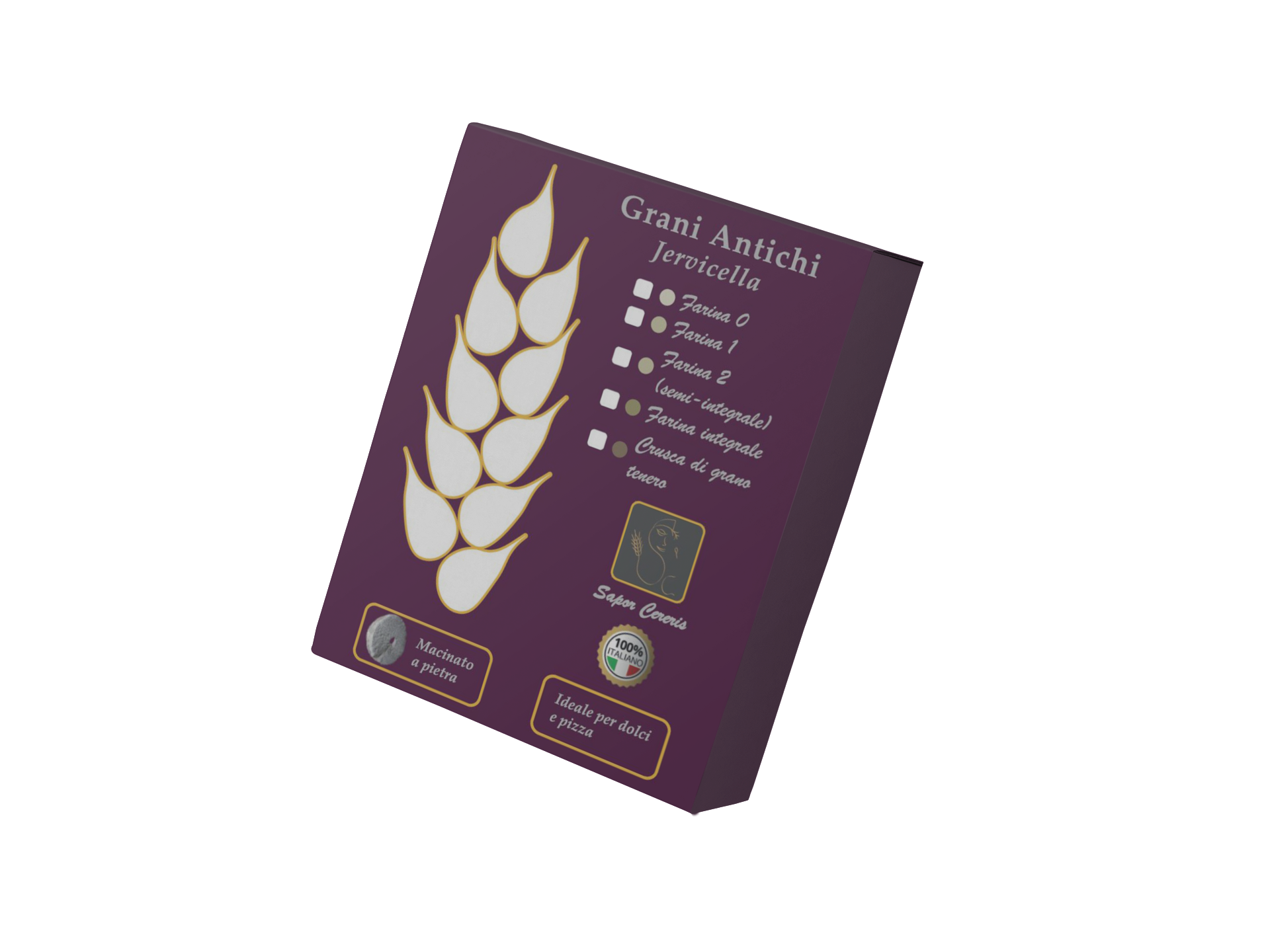 Farina di tipo 0 di grano tenero antico jervicella