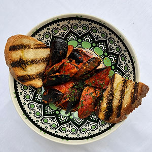 Mussels Stuffed Tarantine Style