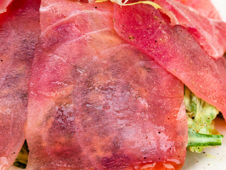 🍢 Petalo di Mare – Un boccone floreale, iodato e sorprendente