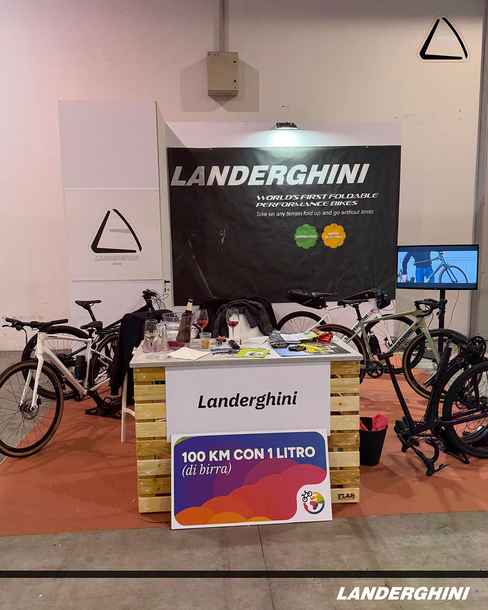 Landerghini Bikes alla Fiera del Cicloturismo: un viaggio tra innovazione, persone e nuove idee di mobilità
