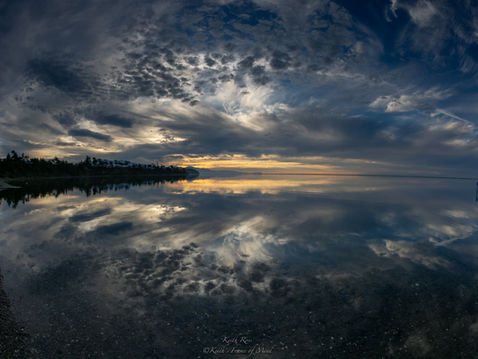 Cline Spit Sunset - Sequim, WA
