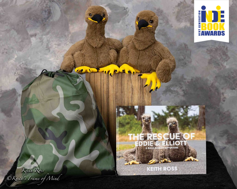 The Rescue of Eddie and Elliott - A Bald Eaglet Adventure  by Keith Ross winner of Next Generation Indie Book Awards