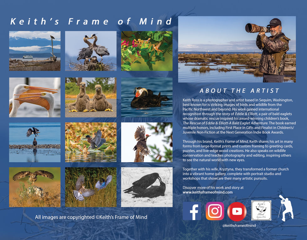 2026 Bird Calendar from Keith's Frame of Mind Back