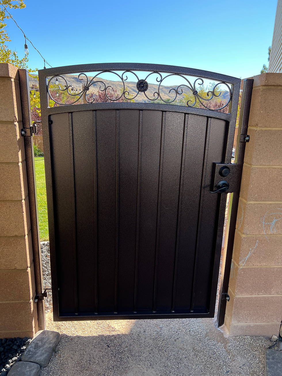 Arched Iron Gate