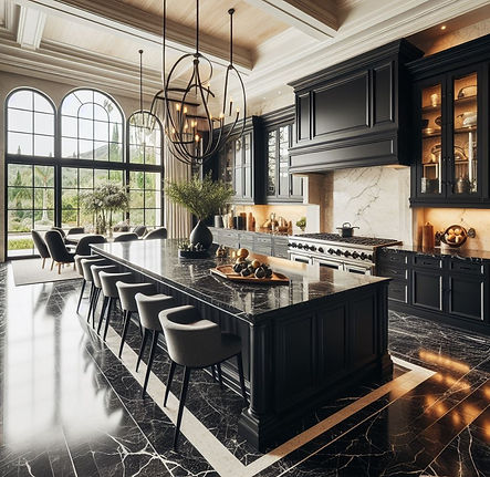 Black Kitchen Countertop