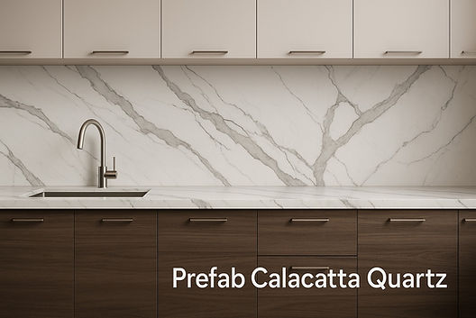 prefab kitchen quartz countertop in los angeles