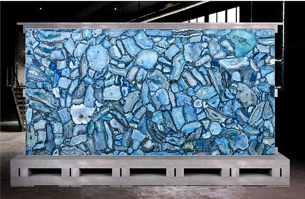 blue agate countertop