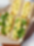 Finger sandwich de ovo e outros verdes