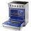 Thumbnail: Thor Kitchen 30-in Glass Top 5 burners 4.55-cu ft Freestanding Electric Range