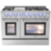 Thor Kitchen Dual Fuel Range in Stainless Steel