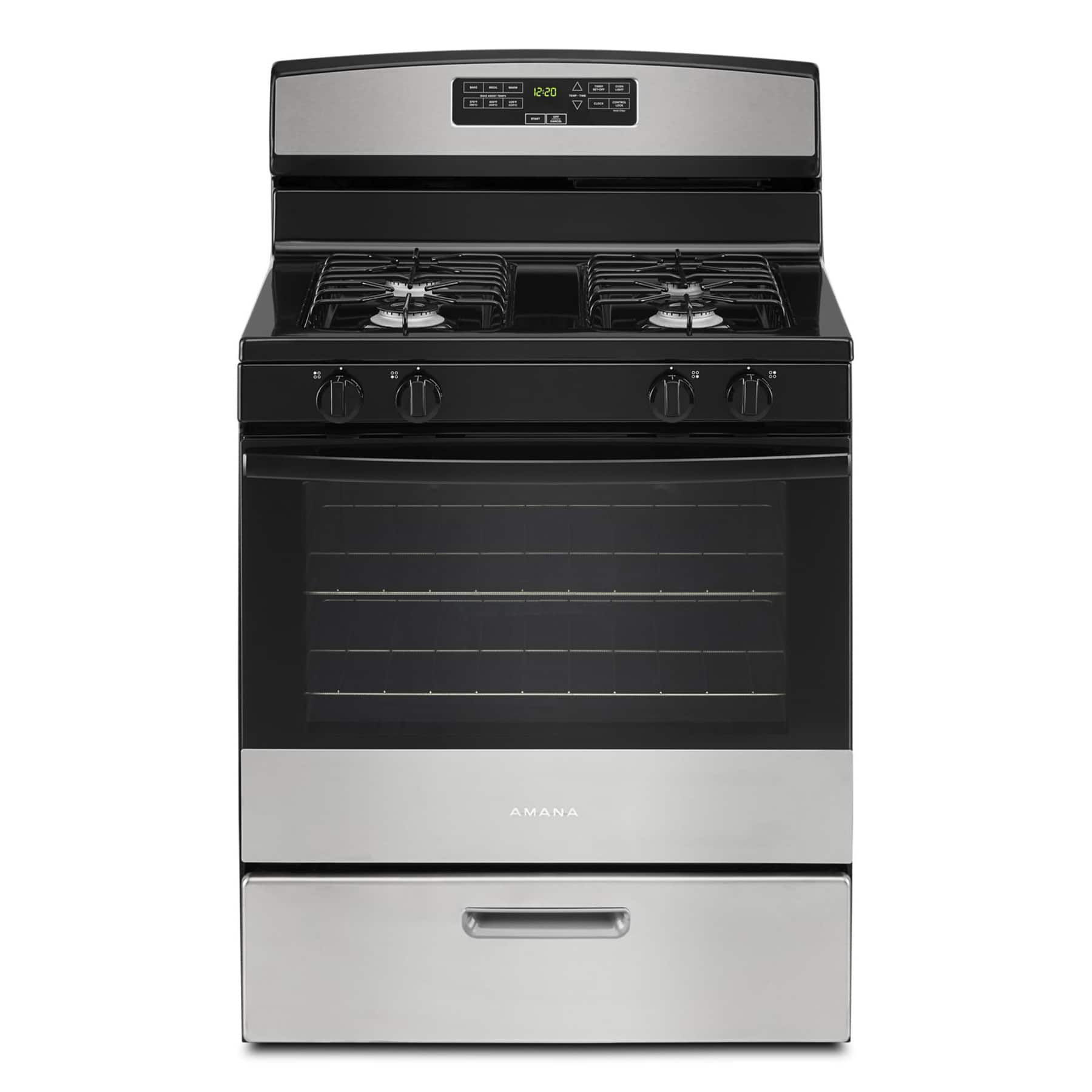 AMANA 30-inch Gas Range with Bake Assist Temps