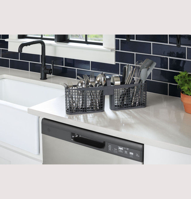 Thumbnail: GE® ENERGY STAR® Dishwasher with Front Controls