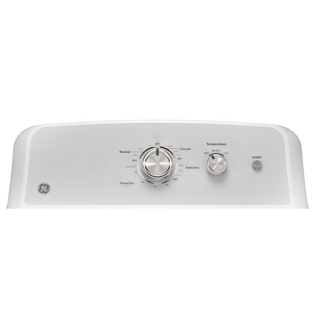 Thumbnail: 7.2 cu. ft. vented Gas Dryer in White with Auto Dry and 120ft Venting