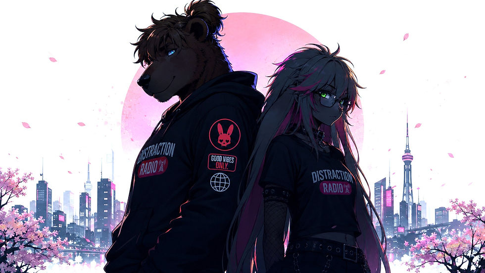 Black Bunnie and Jinko are our virtual identities.