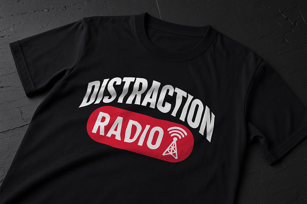 Thumbnail: Distraction Radio // Dark Logo