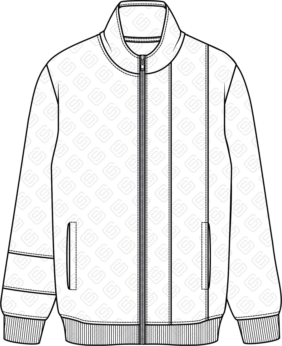 Zip-Front Track Jacket