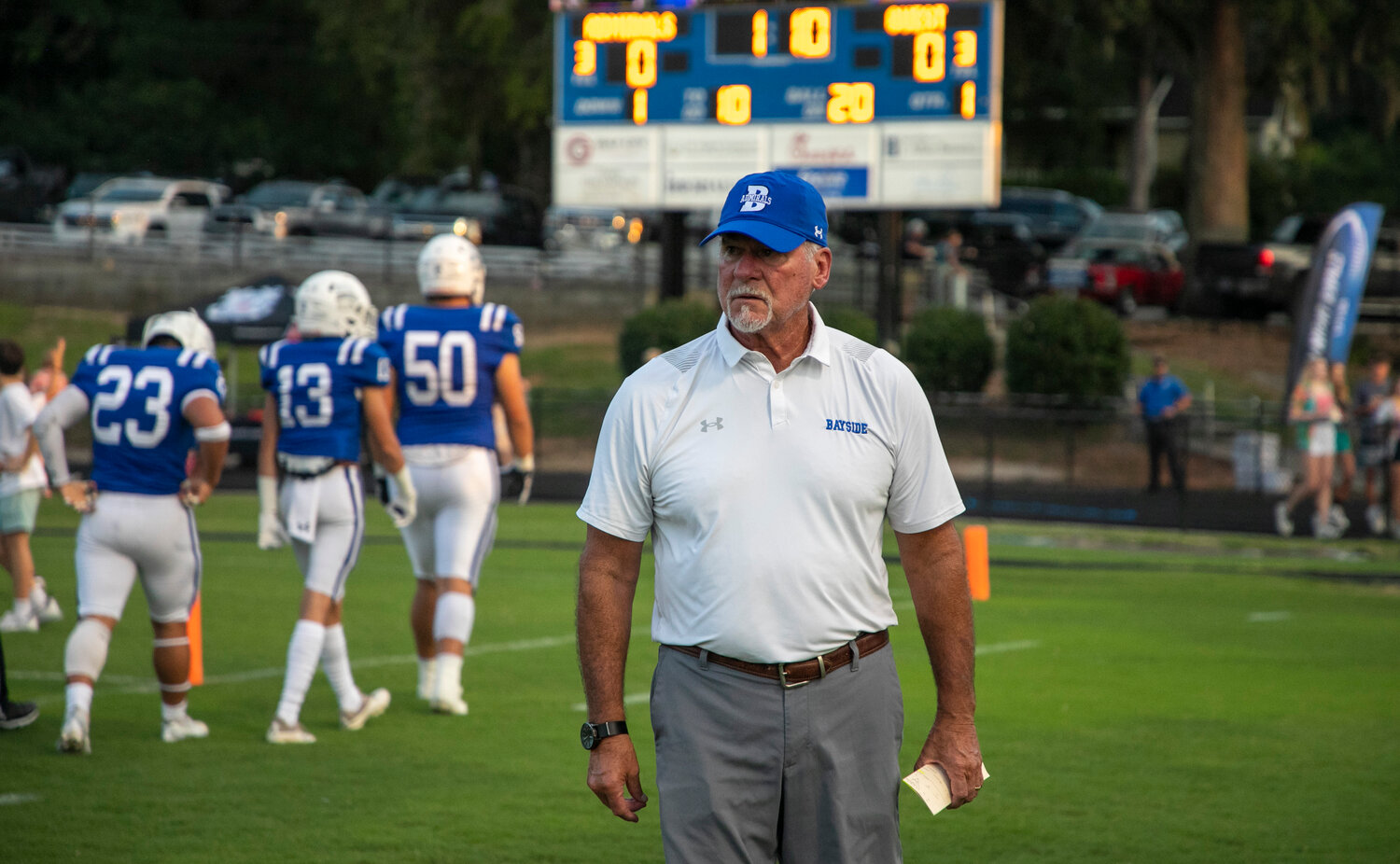 Phil Lazenby during his coaching career
