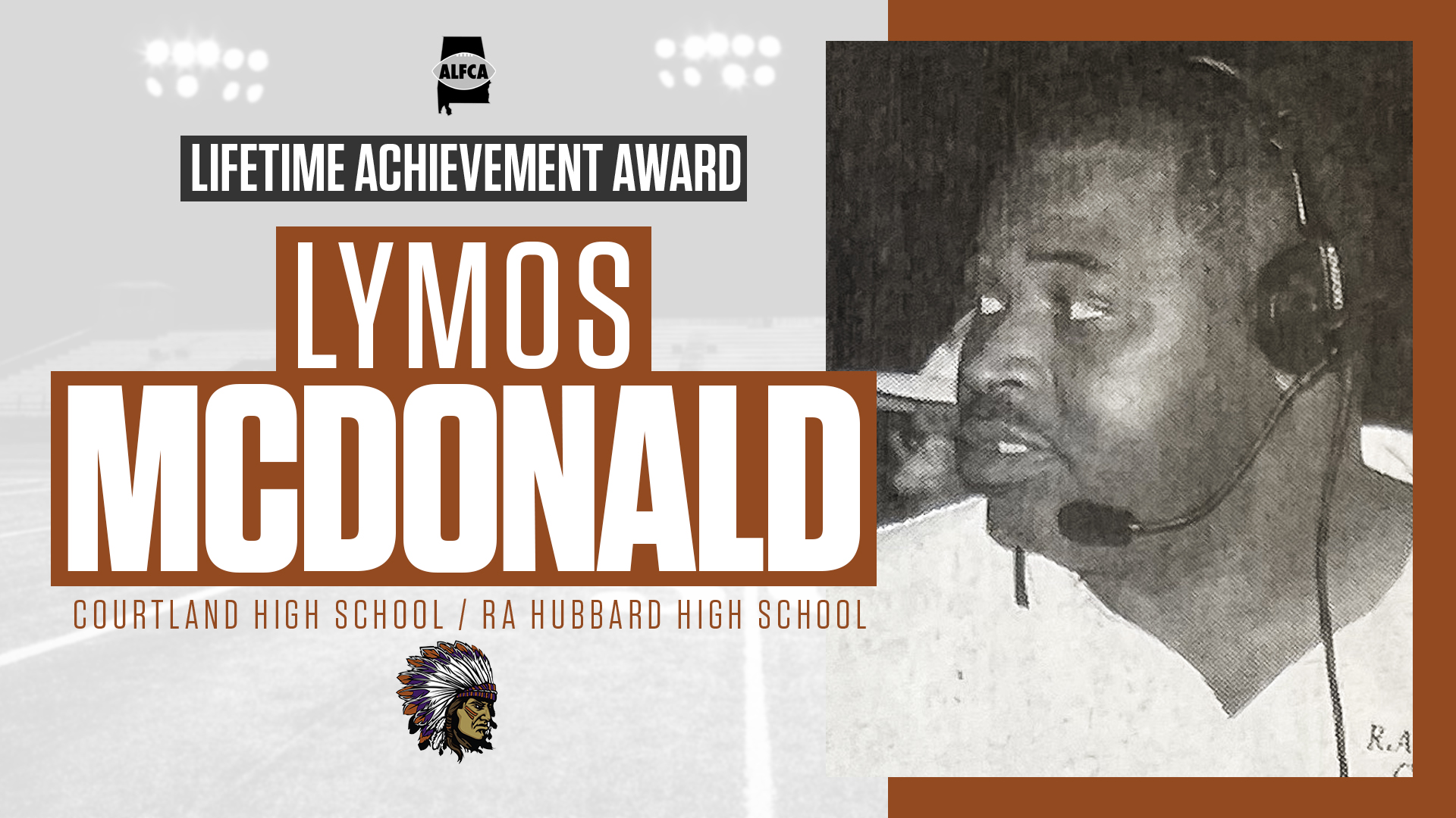 Lymos McDonald, ALFCA Lifetime Achievement Award formal portrait