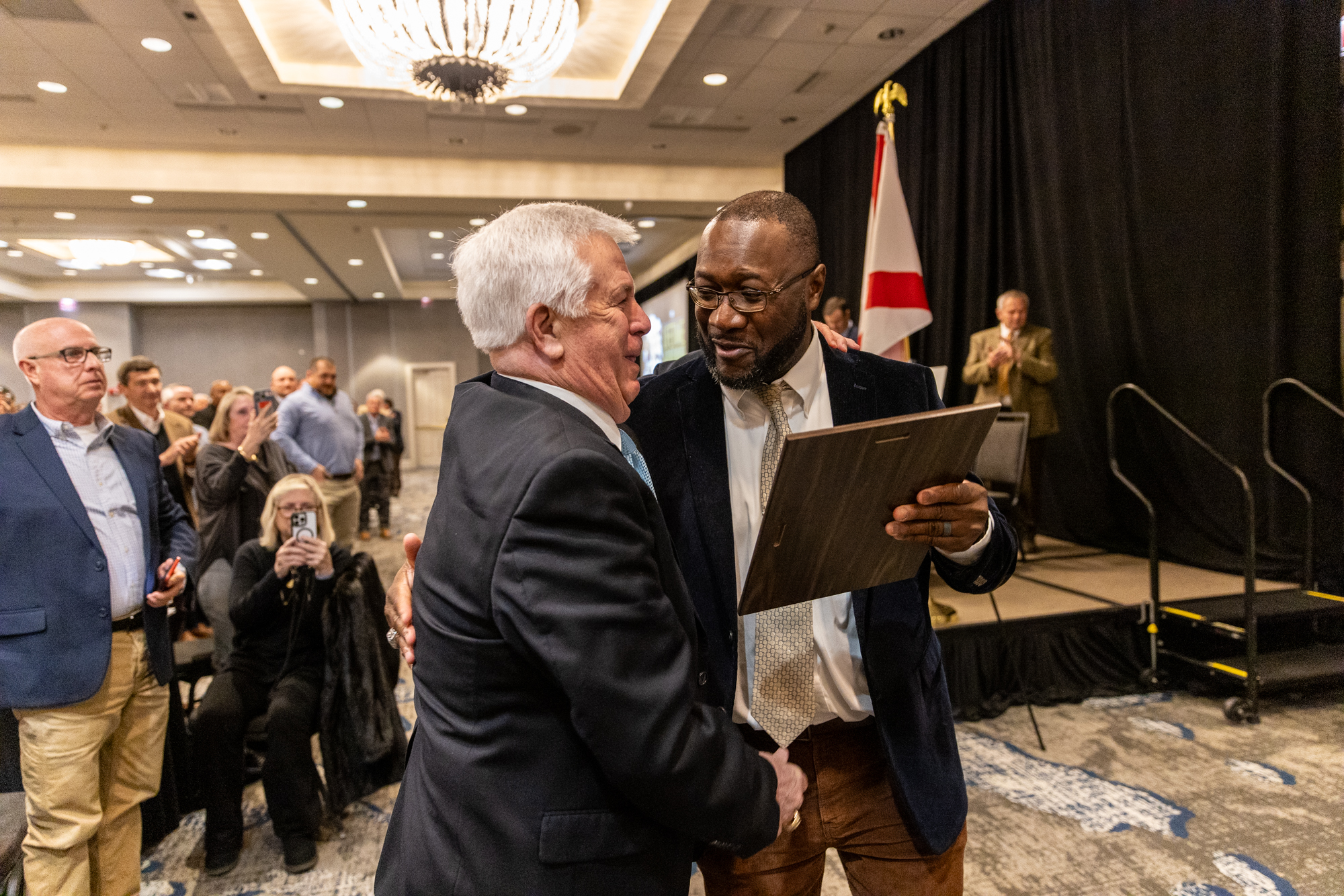 Terry Curtis at an ALFCA Awards Banquet