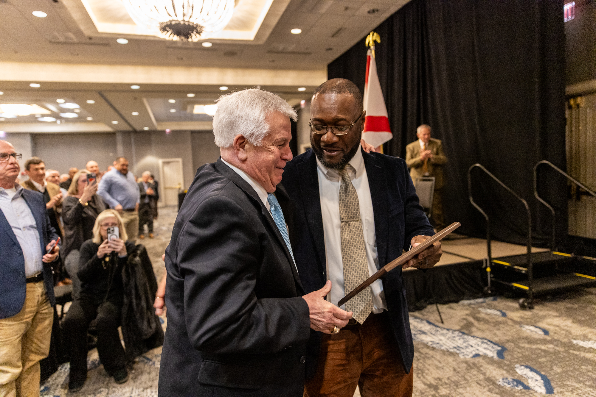 Terry Curtis at an ALFCA Awards Banquet