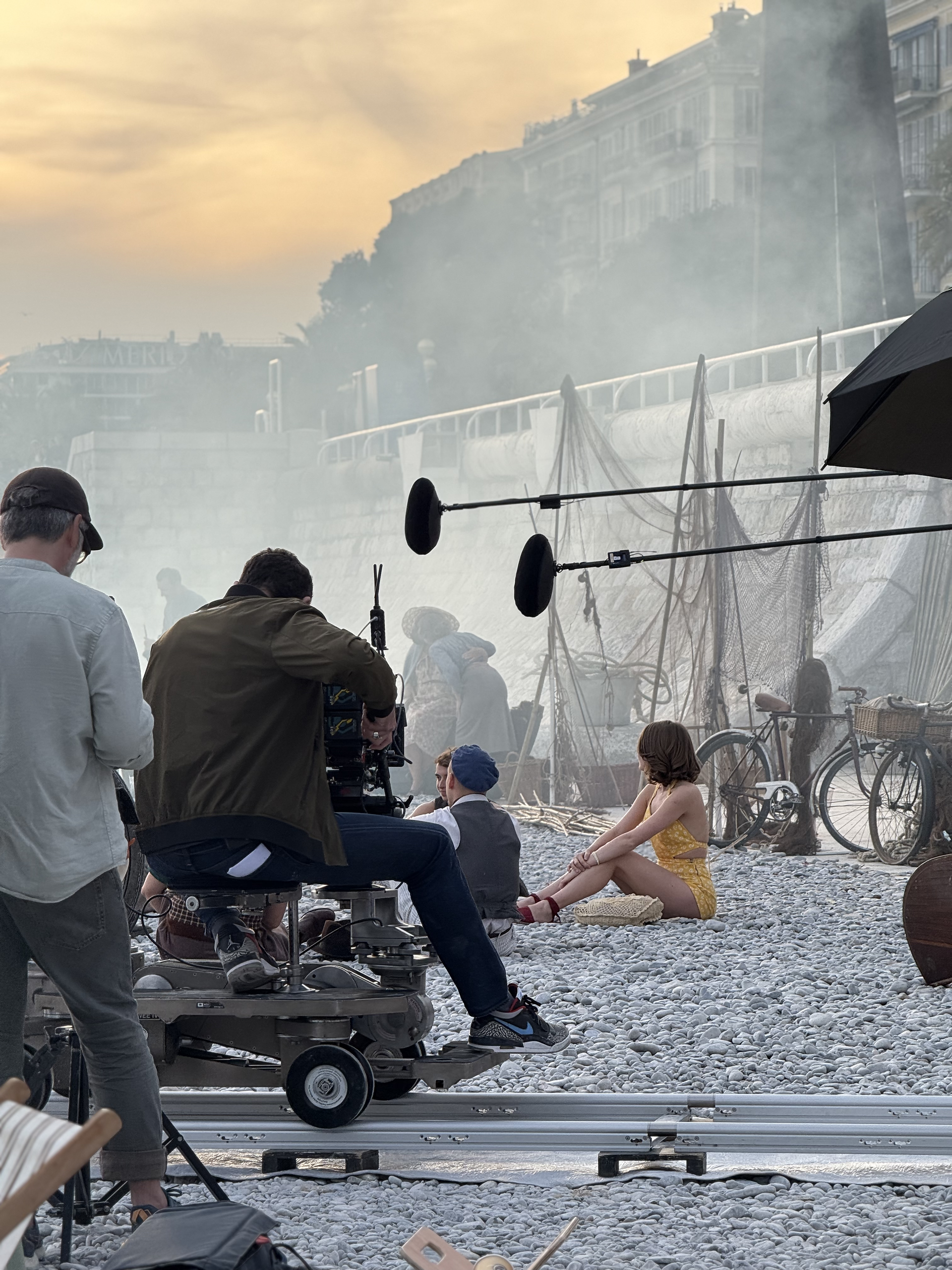 sur le tournage de été36