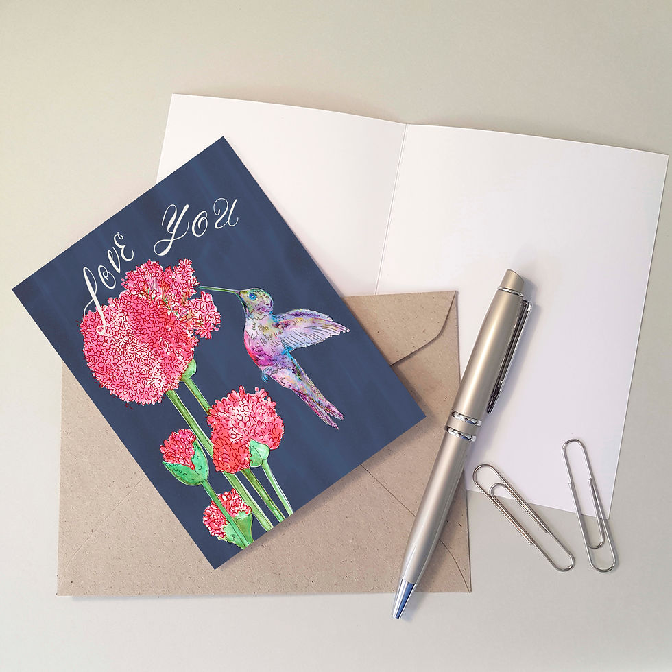 Thumbnail: Greeting Card - Love You