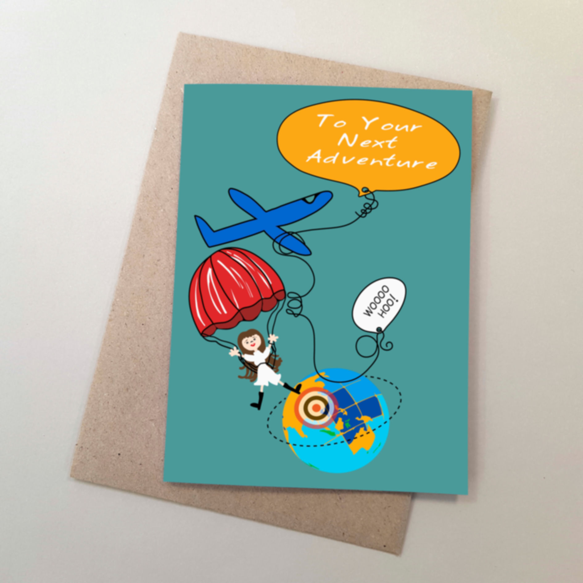Greeting Card - To Your Next Adventure