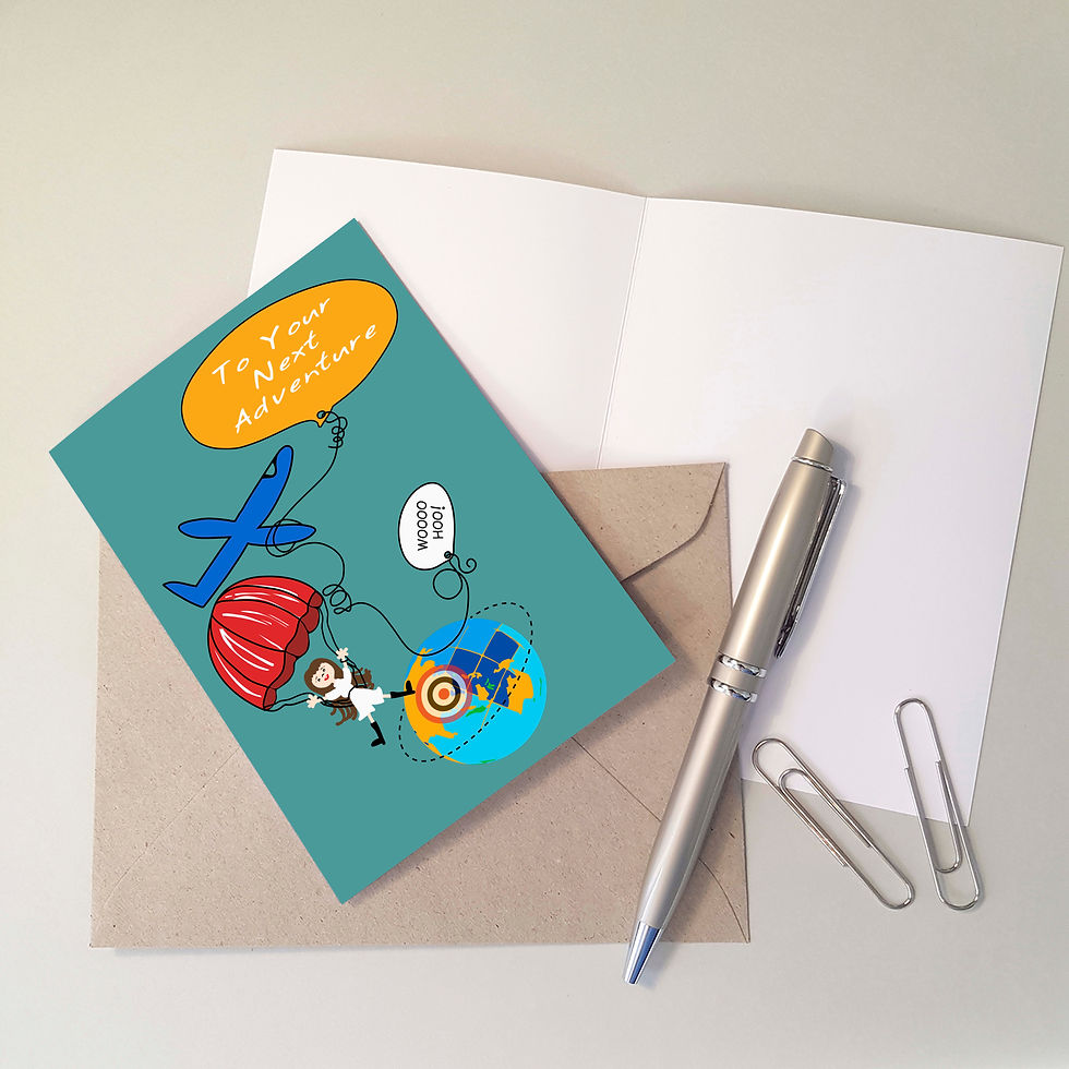 Thumbnail: Greeting Card - To Your Next Adventure