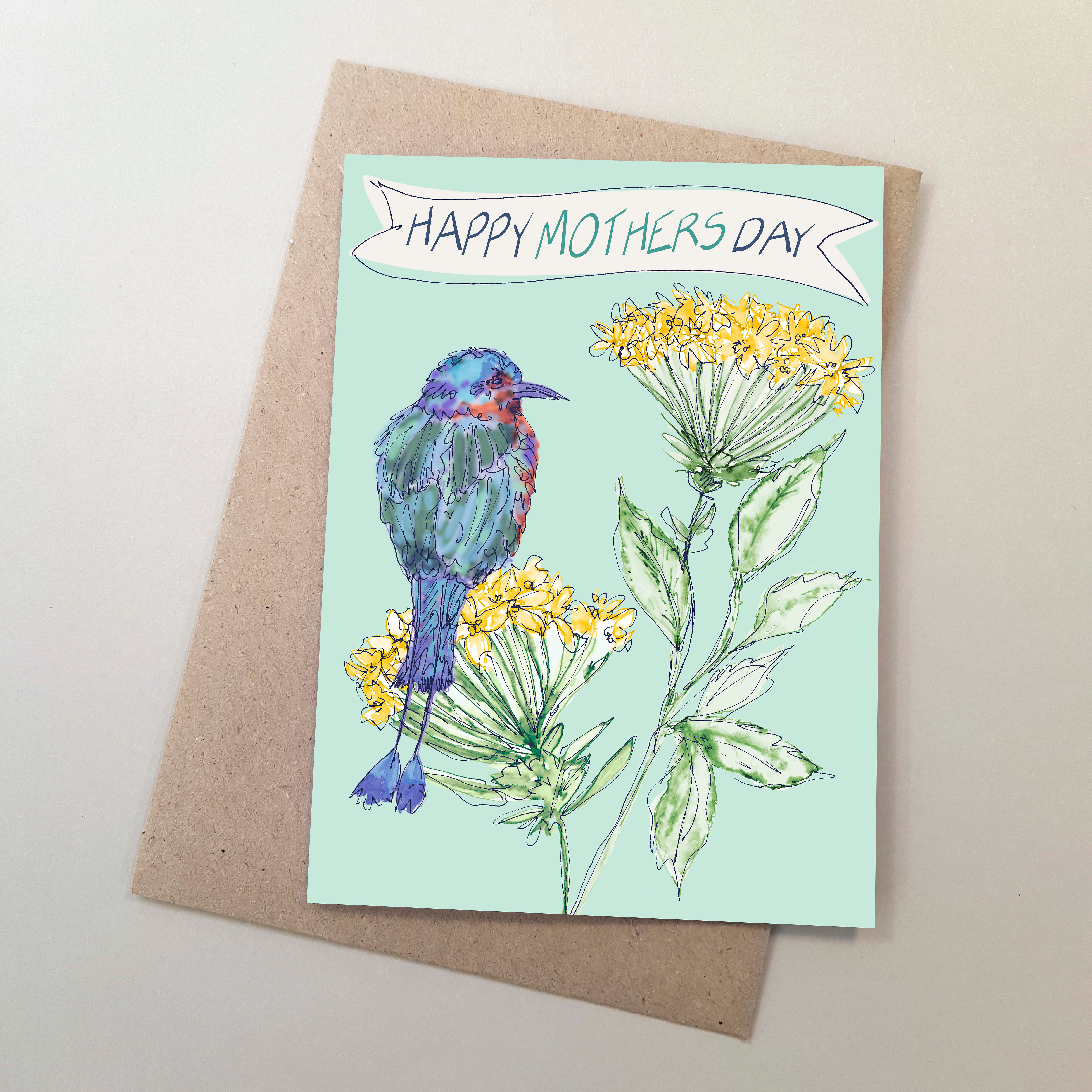Motmot - Happy Mothers Day - Greeting Card
