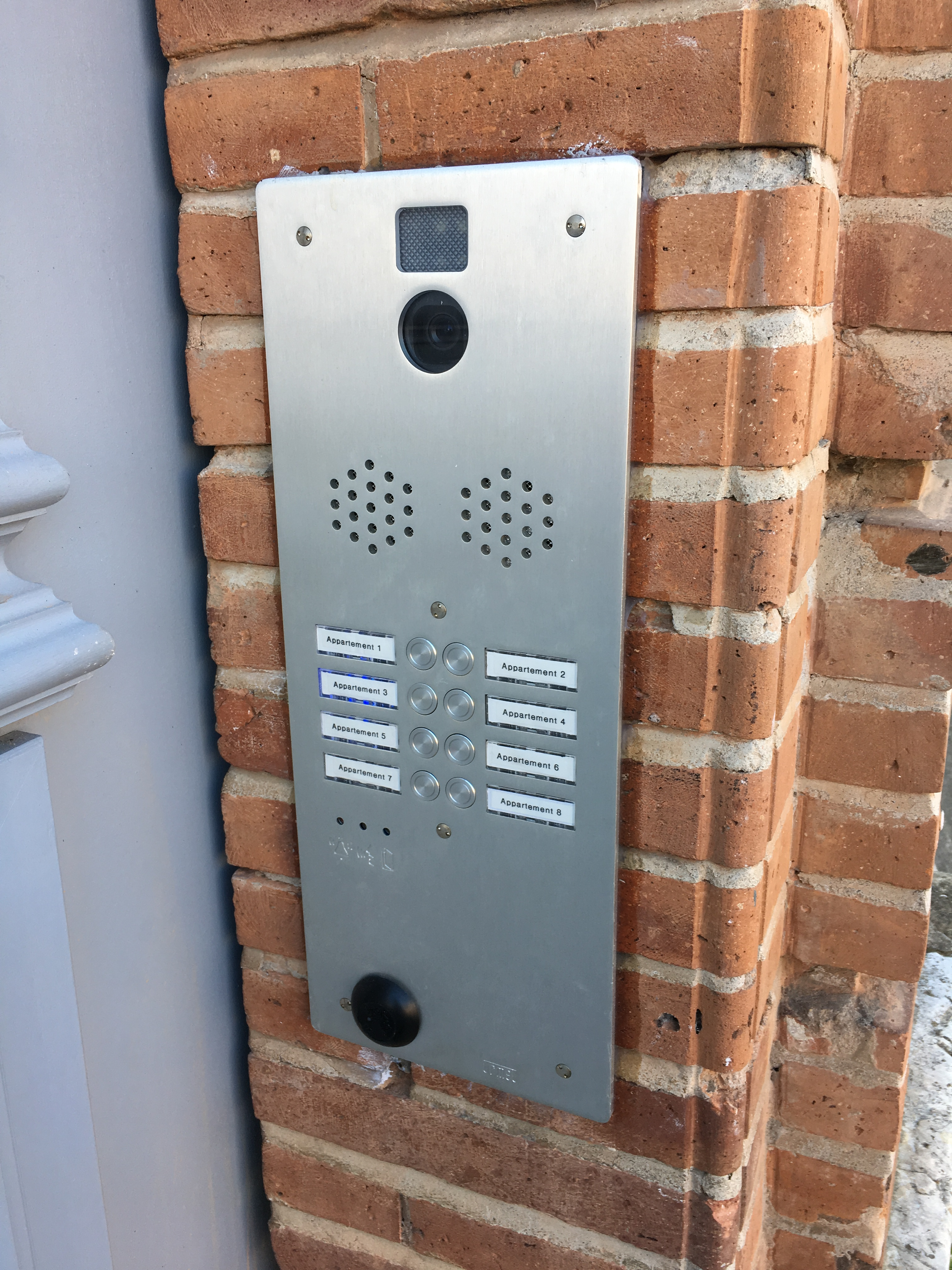 Interphone immeuble 8 logements