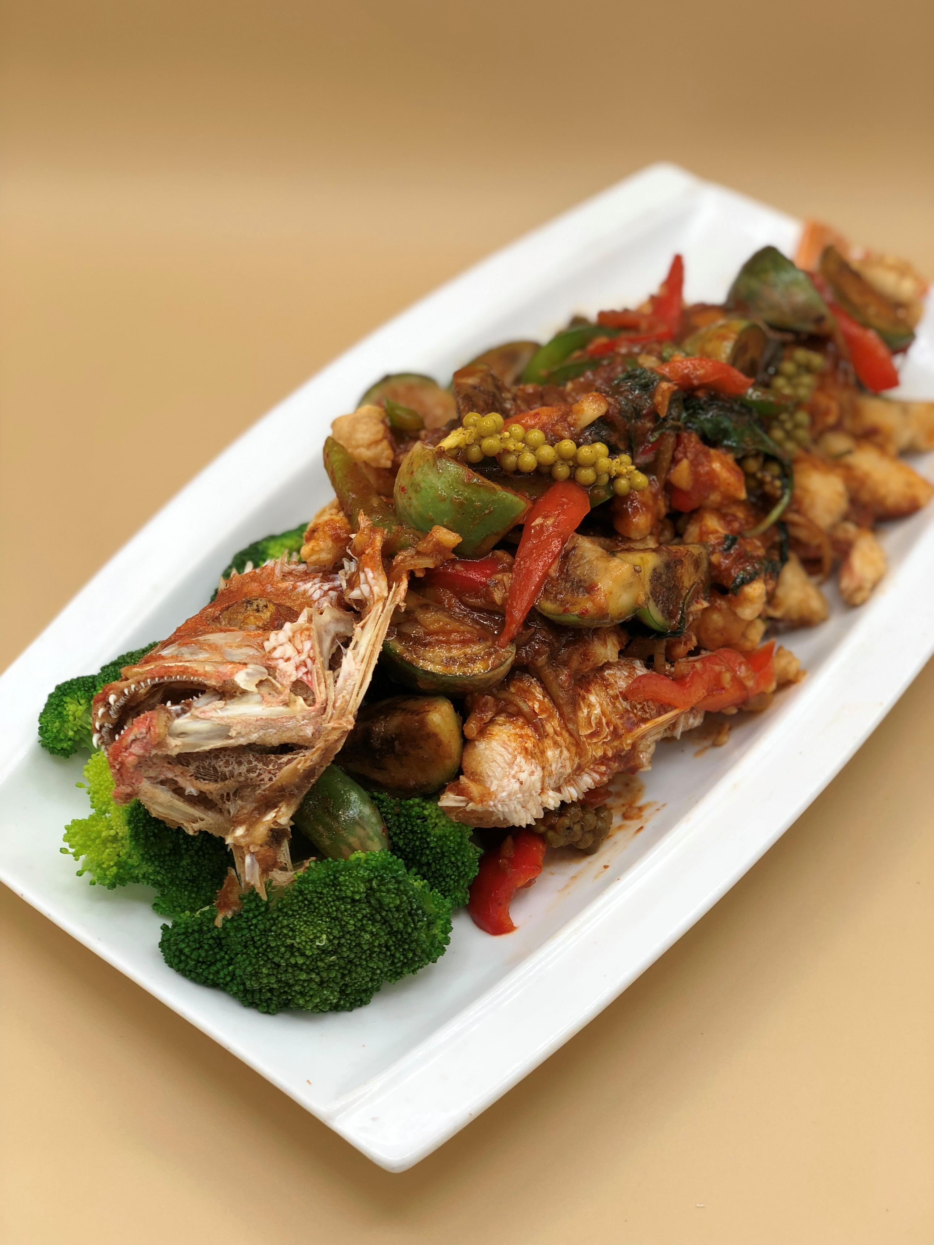 Arranged Food and Objects