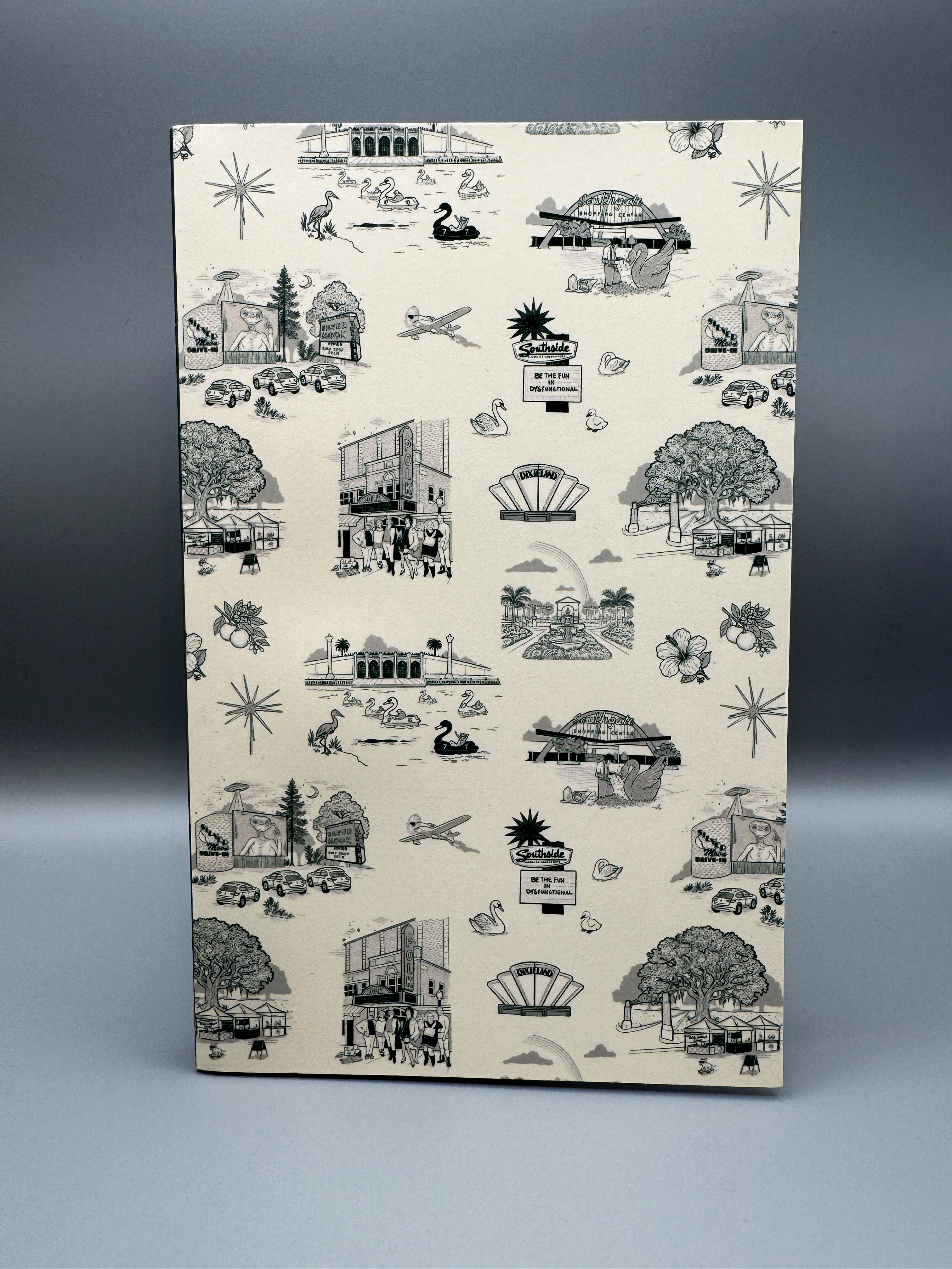 Stationery - Notebook - Weird Lakeland Toile - Limited Edition