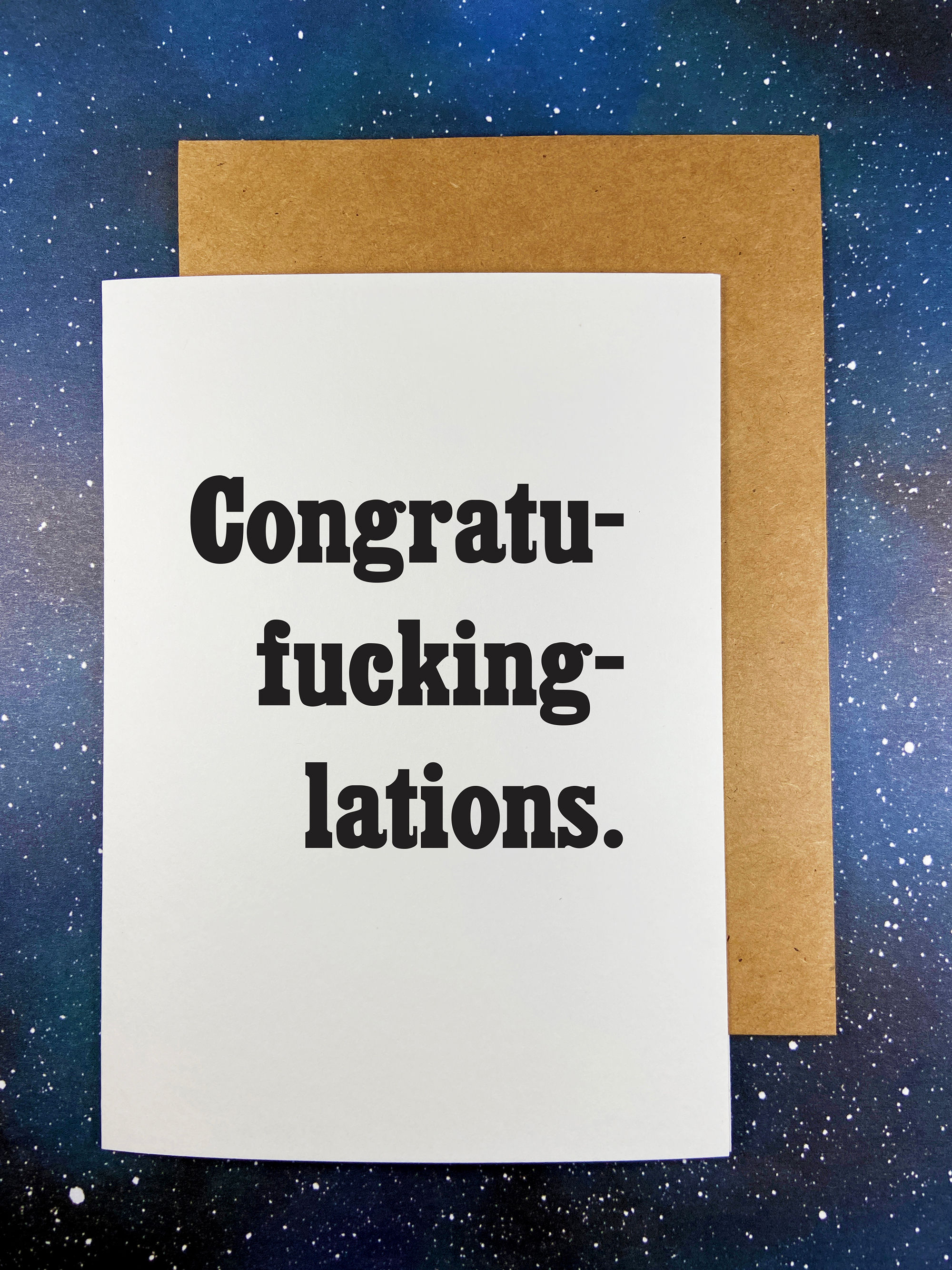 Greeting Card -  Congratufuckinglations