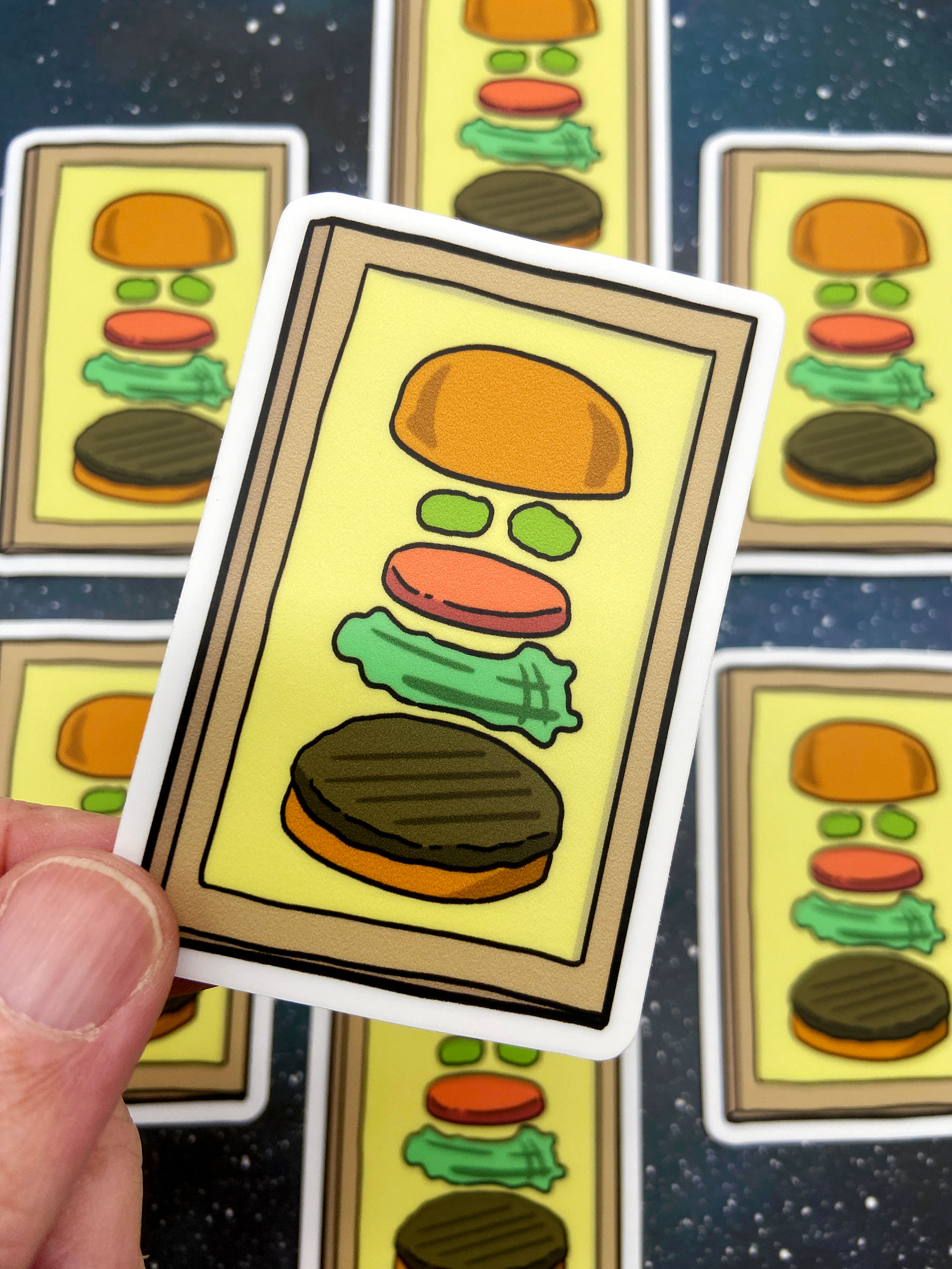 Vinyl Decal - Burger Diagram Bob's Burgers