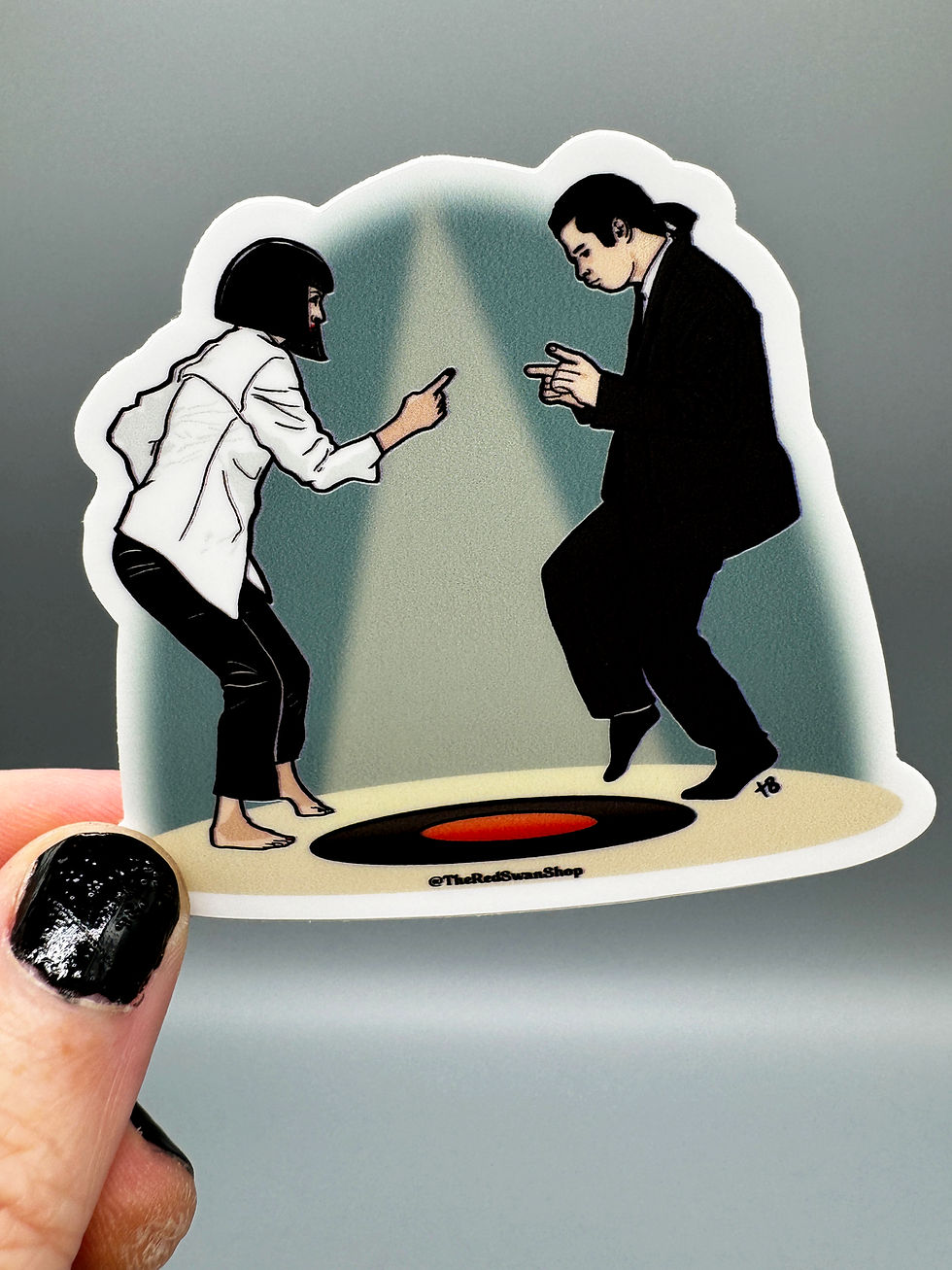 Thumbnail: Vinyl Decal - Pulp Fiction - Mia and Vincent Dancing