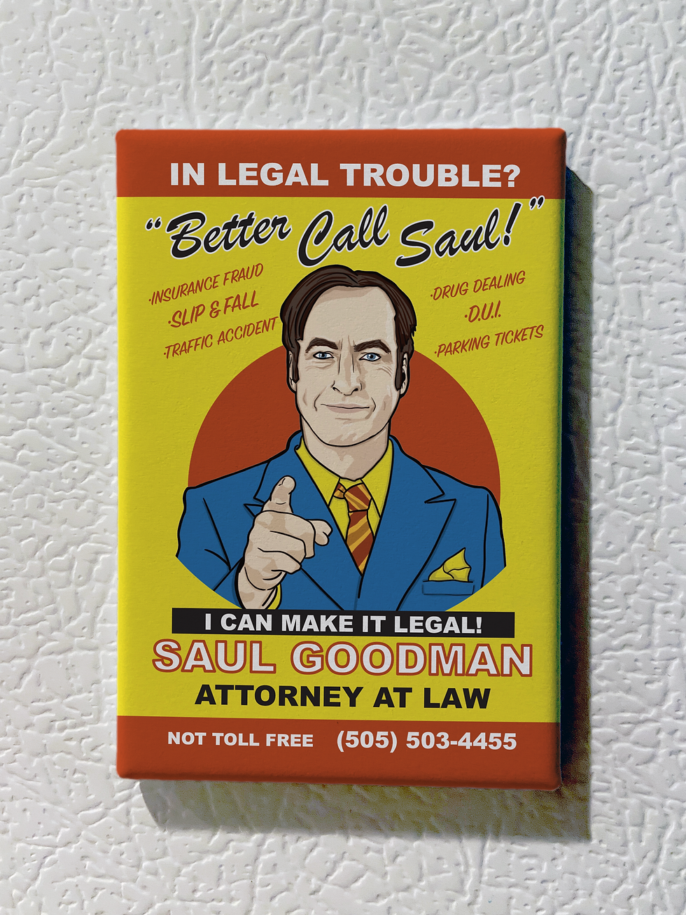 Saul Goodman Souvenir Magnet - Better Call Saul